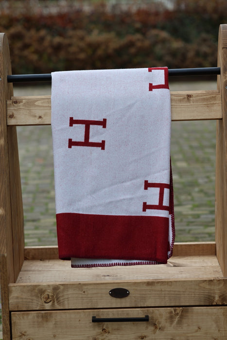 Horses and Lifestyle luxe H Plaid Bordeaux