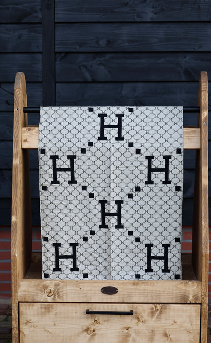 Horses and Lifestyl H Scarf Black