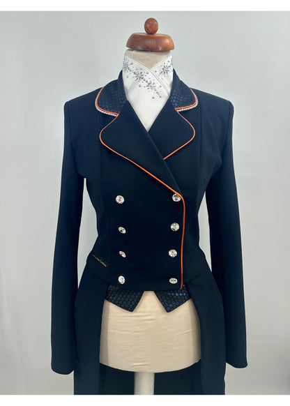 Lamantia couture Frack Dark Blue Dutch Sparkle Dot