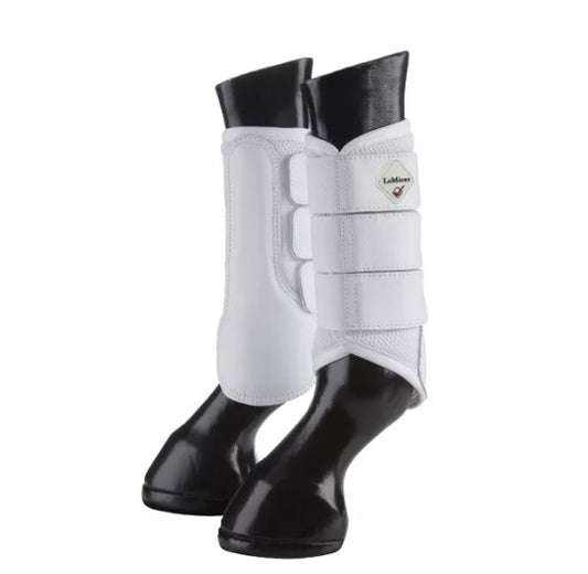 LeMieux Mesh brushing boots white
