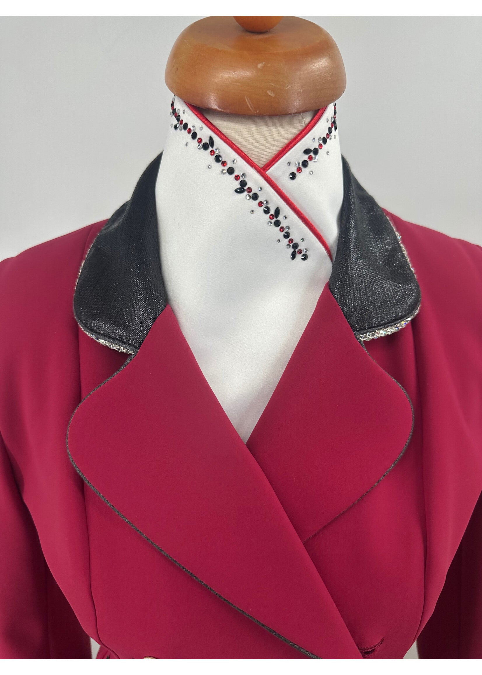 Plastron swarovski Plastronique by Lamantia classic crystal Siam