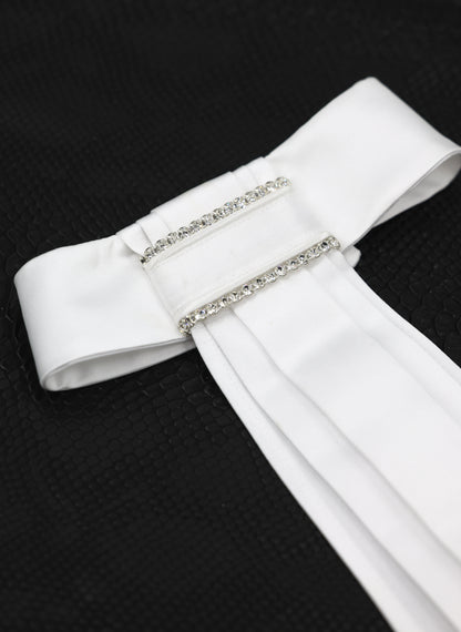 Swarovski plastron Classic LCN White