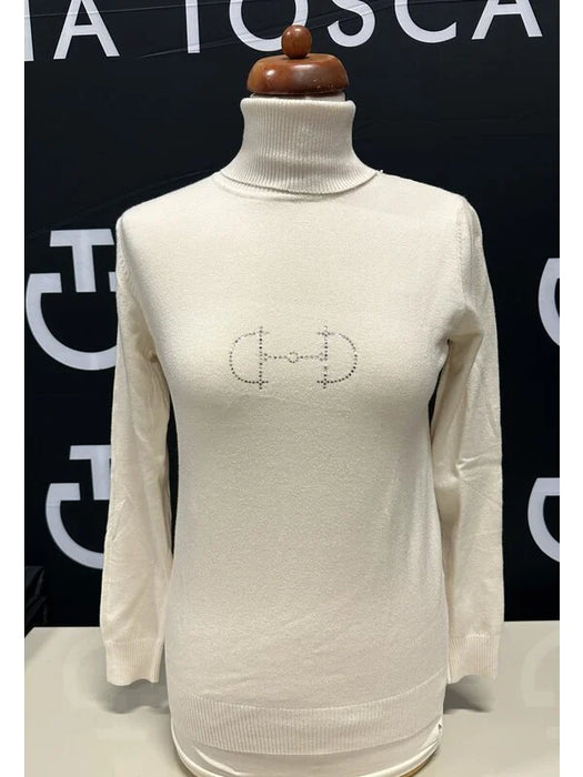 Equestrian style coltrui swarovski one size