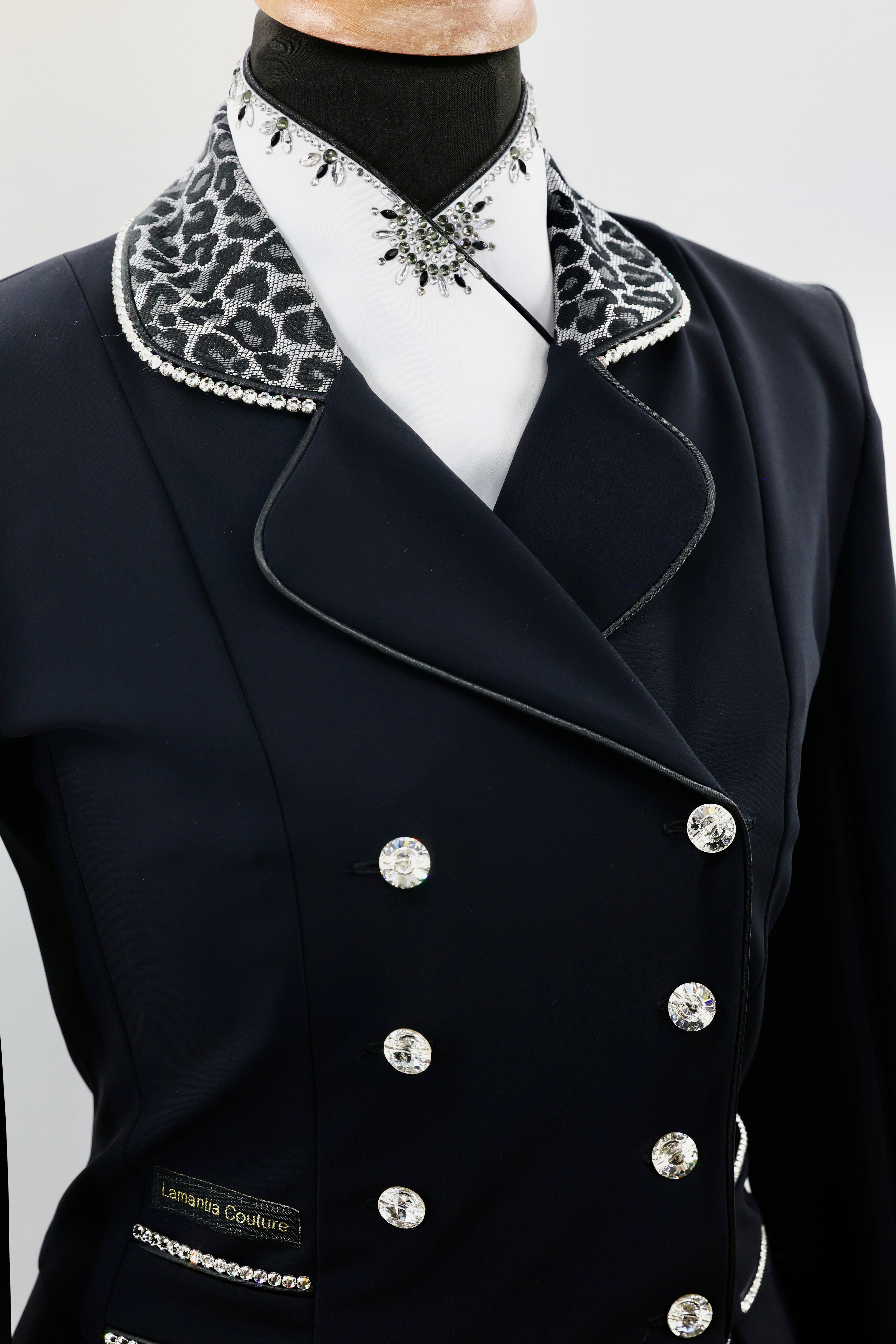 Lamantia Couture Frack Black Pather Silver