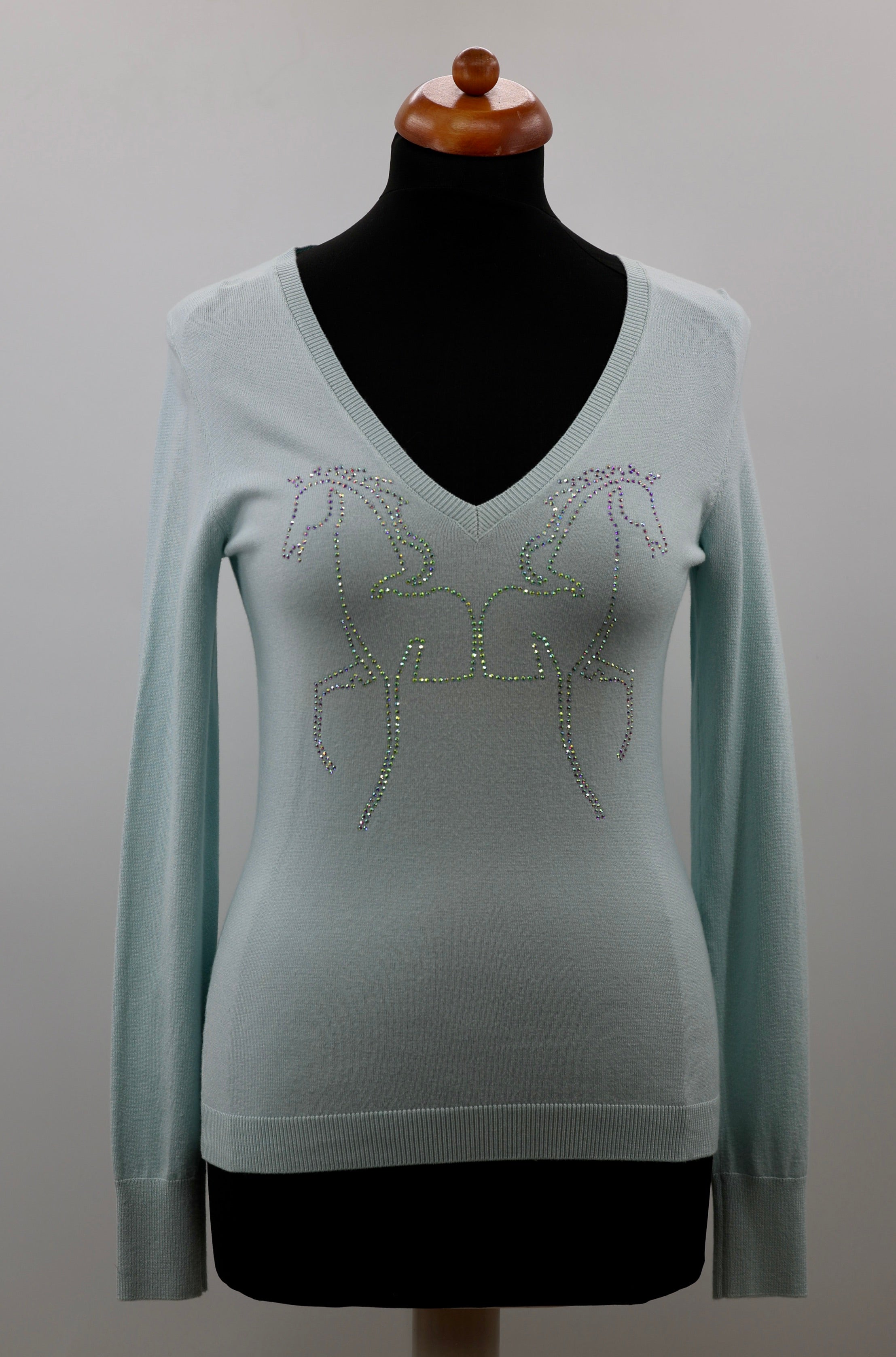 Equestrian Style NoConcept Signature Swarovksi V-Hals Mint