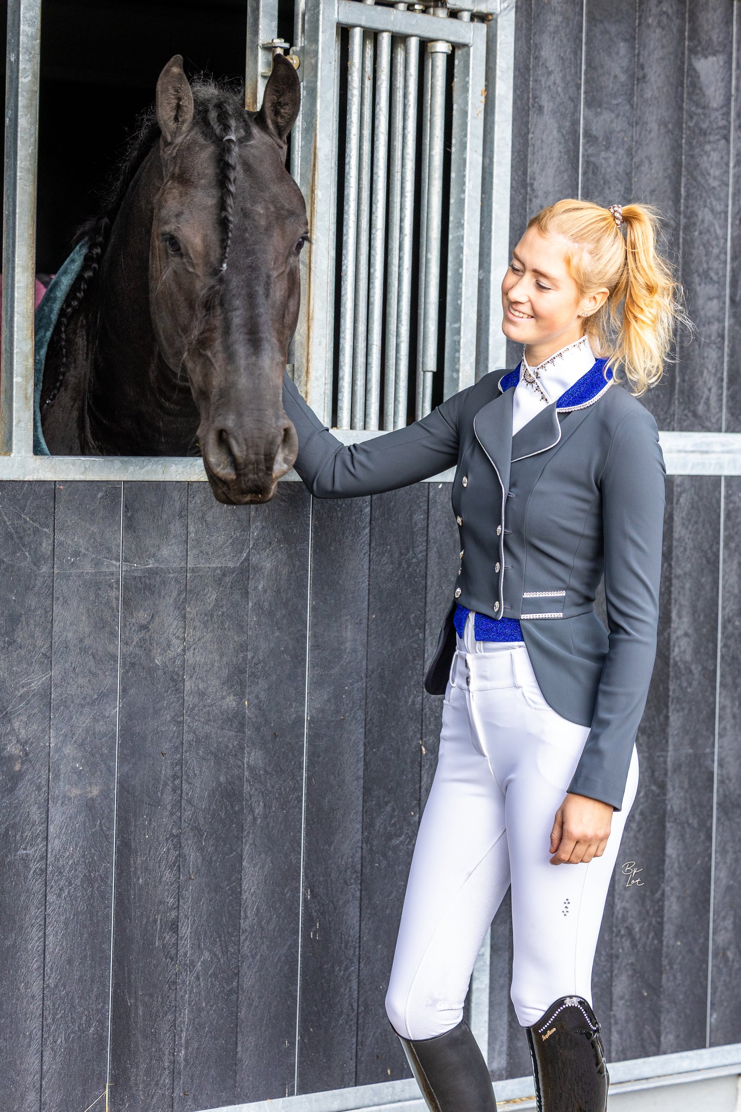 DEMO Lamantia Couture Mini Frack LE Royal Blue MAAT 32