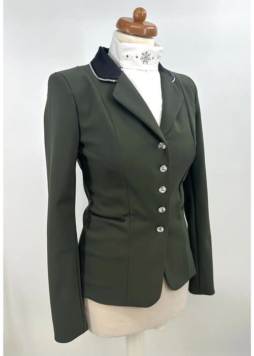 Lamantia Couture sportive kaki green limited edition black lurex