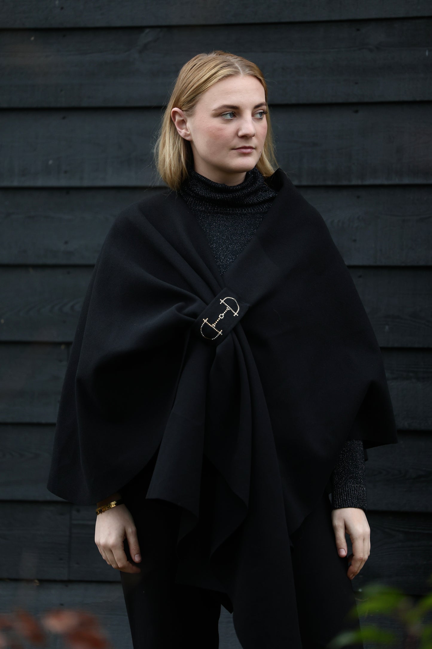 Omslagdoek Swarovski Black Swarovski Golden Shadow