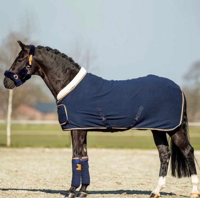 Showtime Dutch Crown Show deken Blauw Oranje