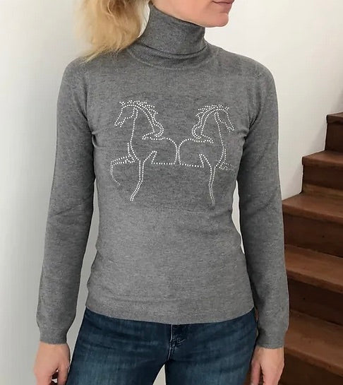 Equestrian Style NoConcept Signature Swarovksi Grey