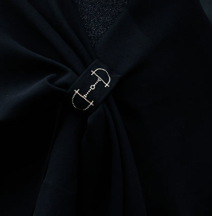 Omslagdoek Swarovski Black Swarovski Golden Shadow