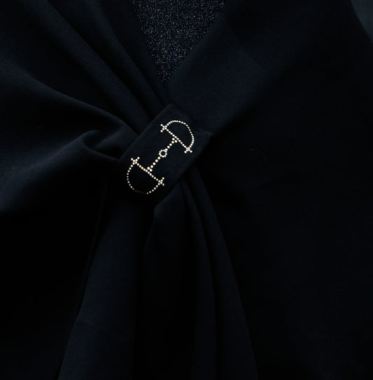 Omslagdoek Swarovski Black Swarovski Golden Shadow