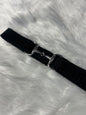 Shiny bit riem - Zwart/Square