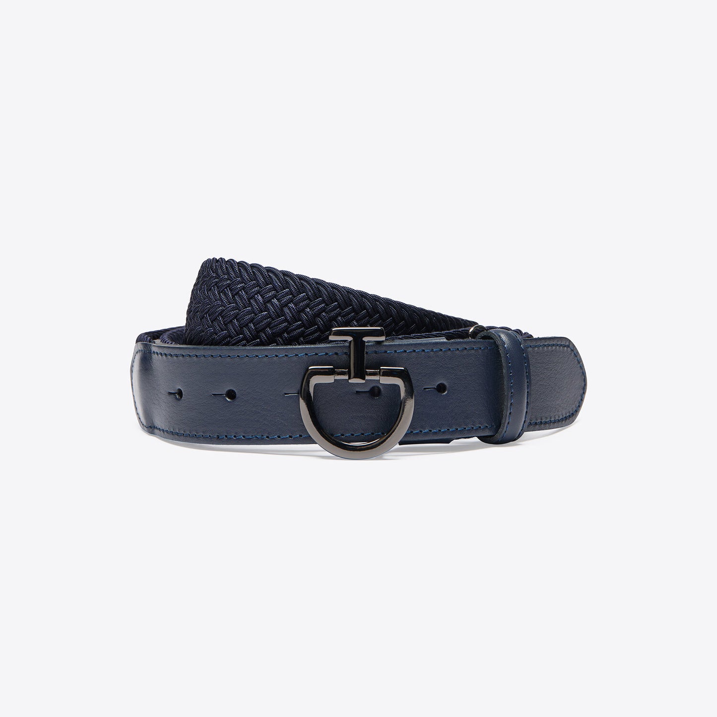 Cavalleria Toscana Elastic belt blue Mens