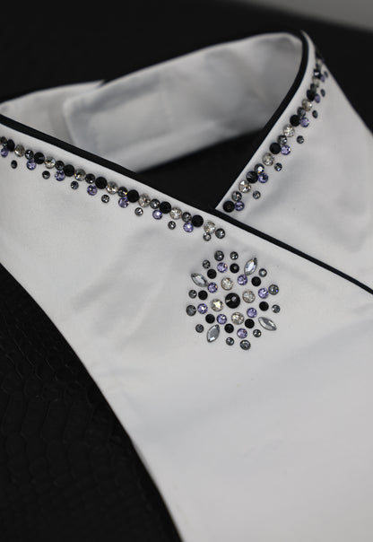 Swarovski Plastron Lamantia Crystal Flower Lavender