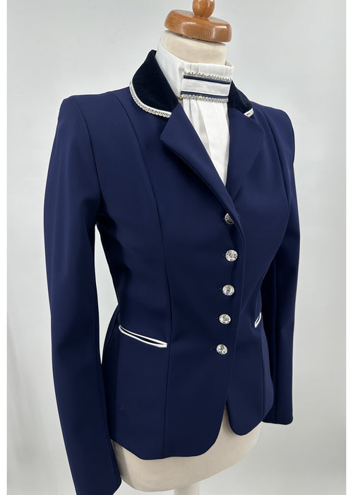 Lamantia Couture sportief velvet classic helder blauw