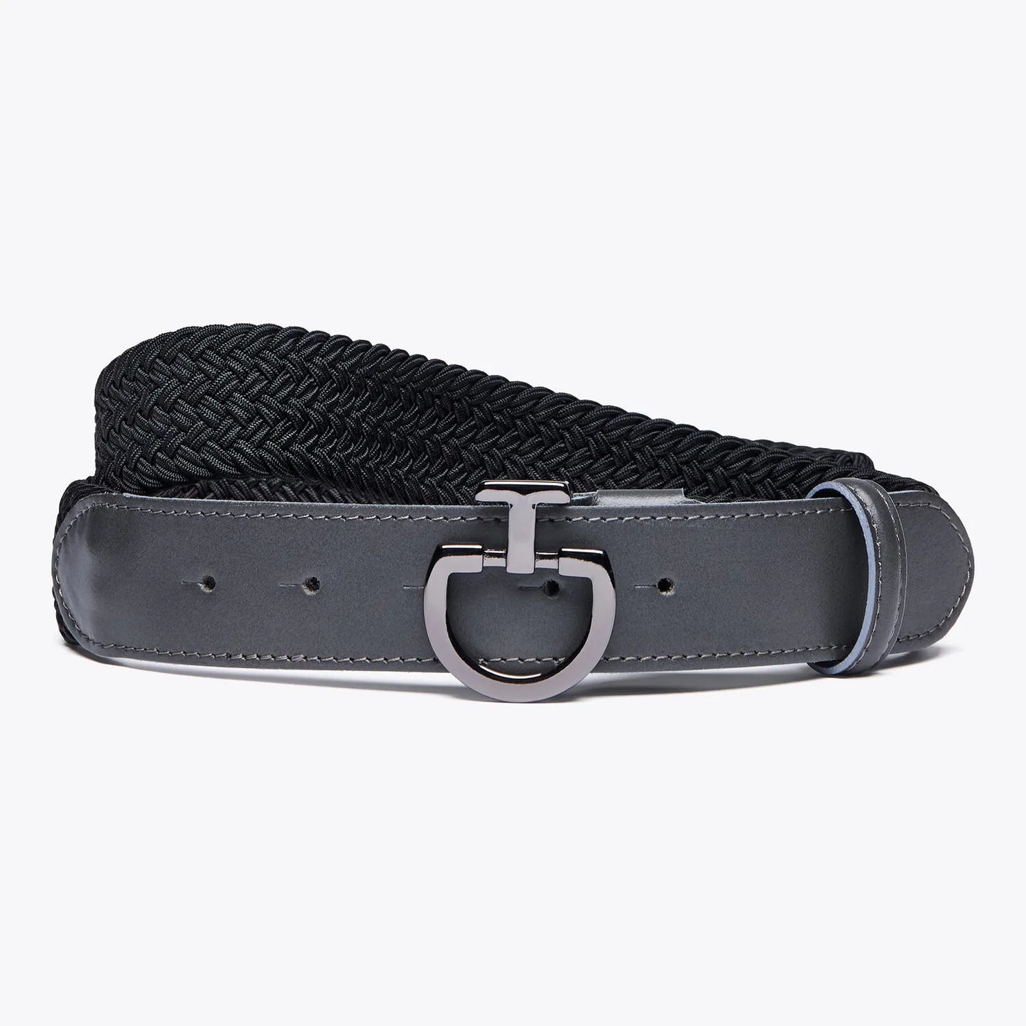 Cavalleria Toscana elastic belt Grey-Blue Mens Size M & L ***