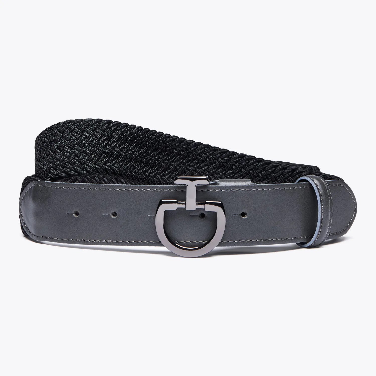 Cavalleria Toscana elastic belt Grey-Blue Mens