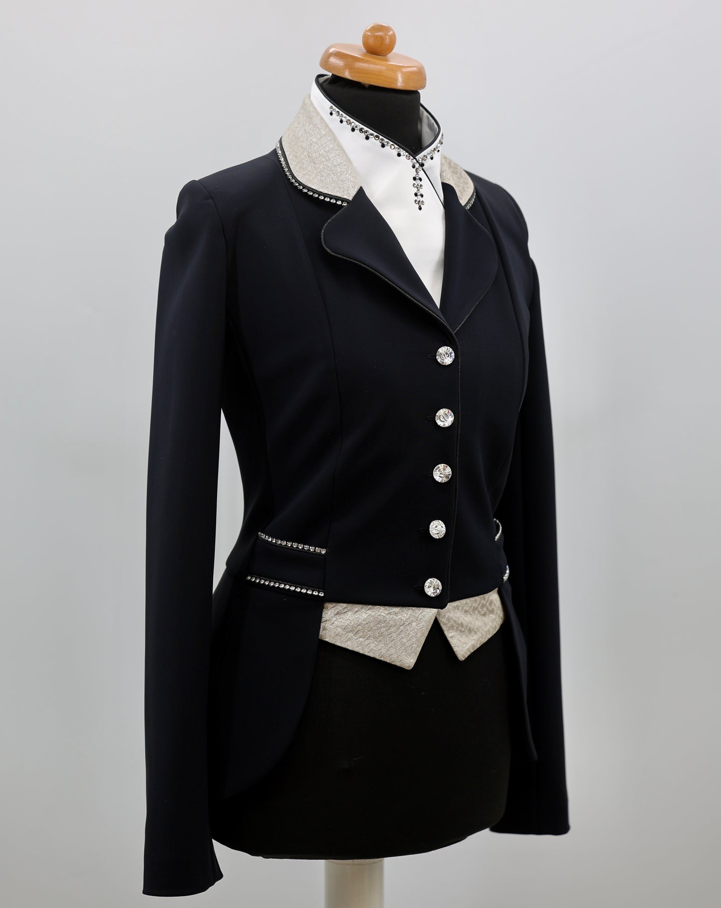 Lamantia Couture Mini Frack Black Champagne Elegance