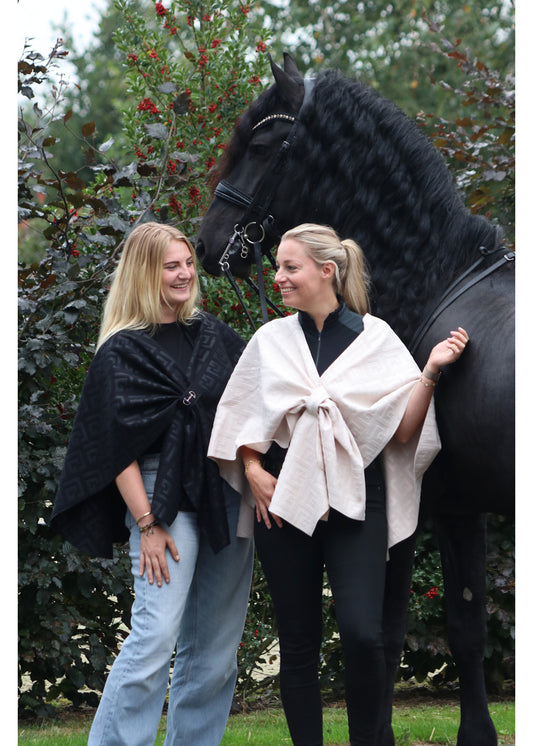 Omslagdoek Swarovski Luxe Black