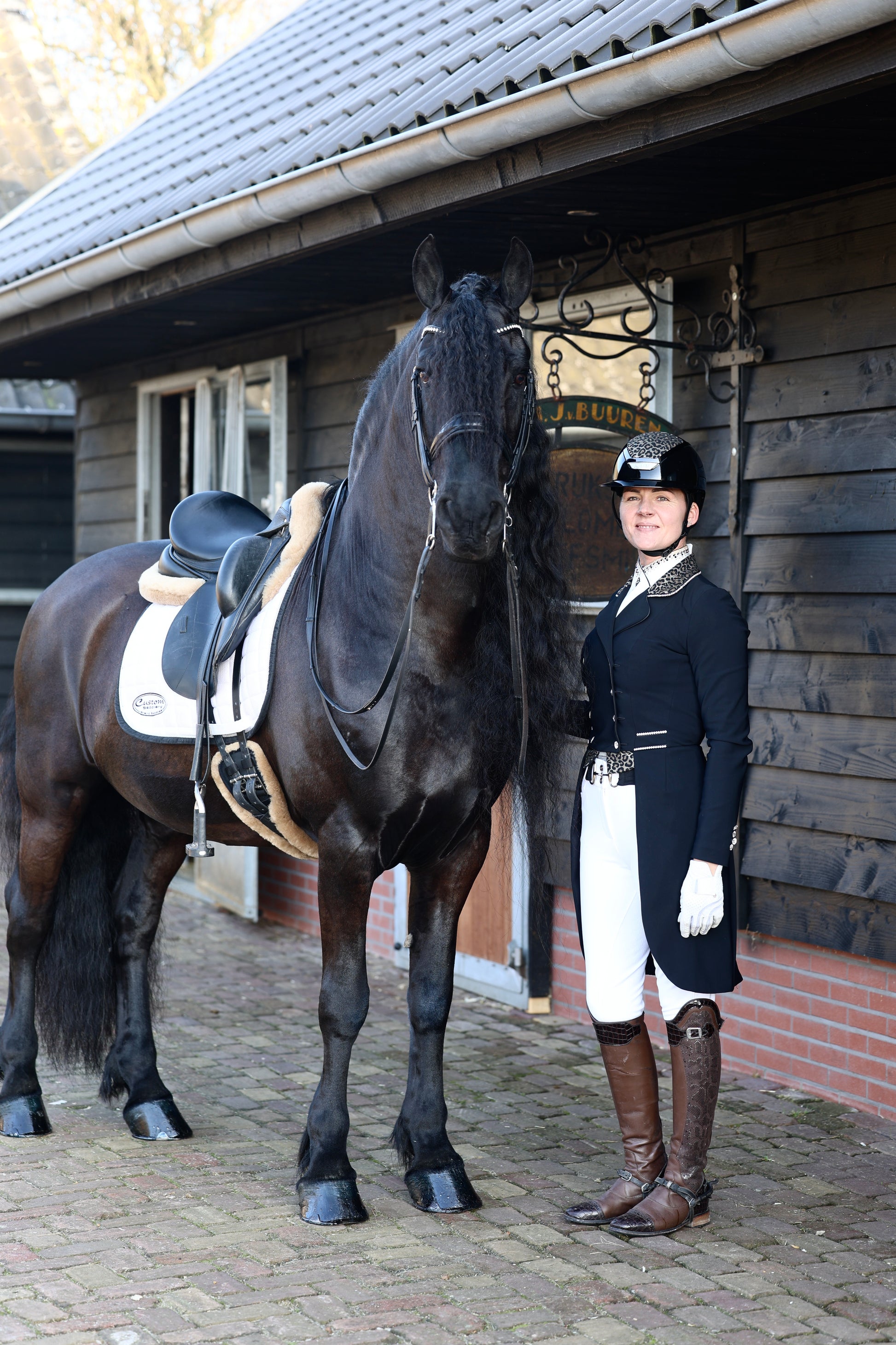 Lamantia Couture Frack Black Pather Gold