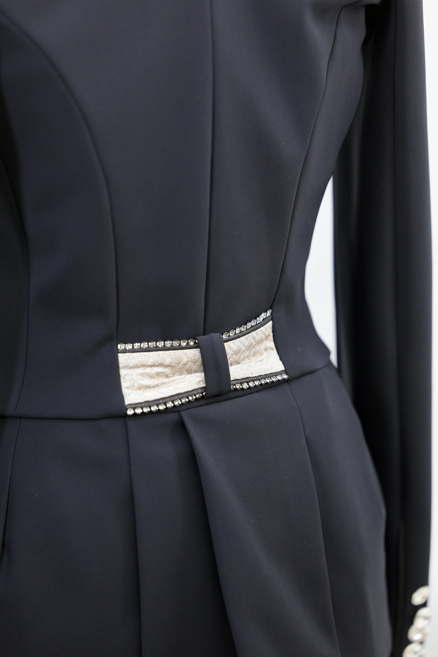 Lamantia Couture Mini Frack Black Champagne Elegance