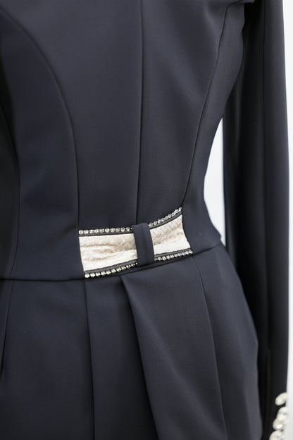 Lamantia Couture Mini Frack Black Champagne Elegance