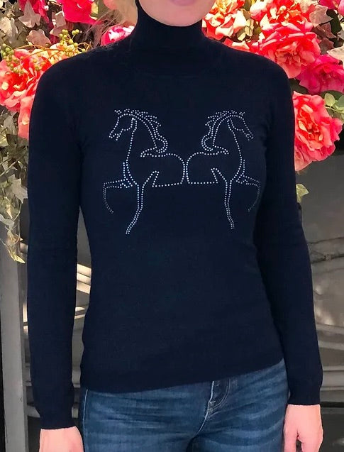 Equestrian Style NoConcept Signature Swarovksi Blue