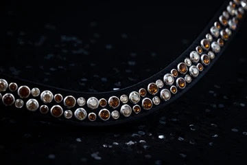SWAROVSKI DELUXE BROWBAND GOLDEN SHADOW TOPAZ