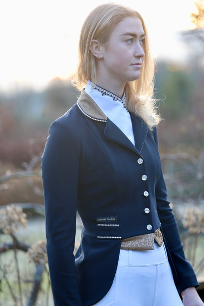 Lamantia Couture Mini Frack Leopard Gold