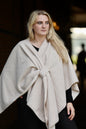 Omslagdoek Fleece Swarovski Creme