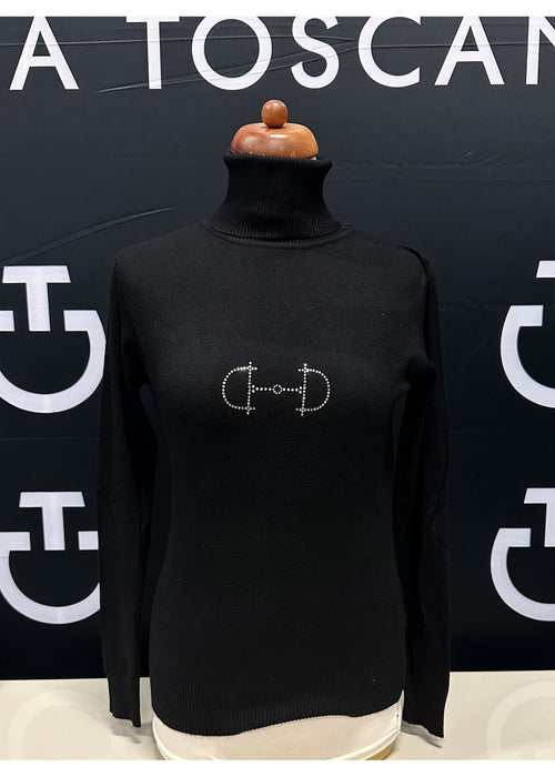 Equestrian style coltrui swarovski one size