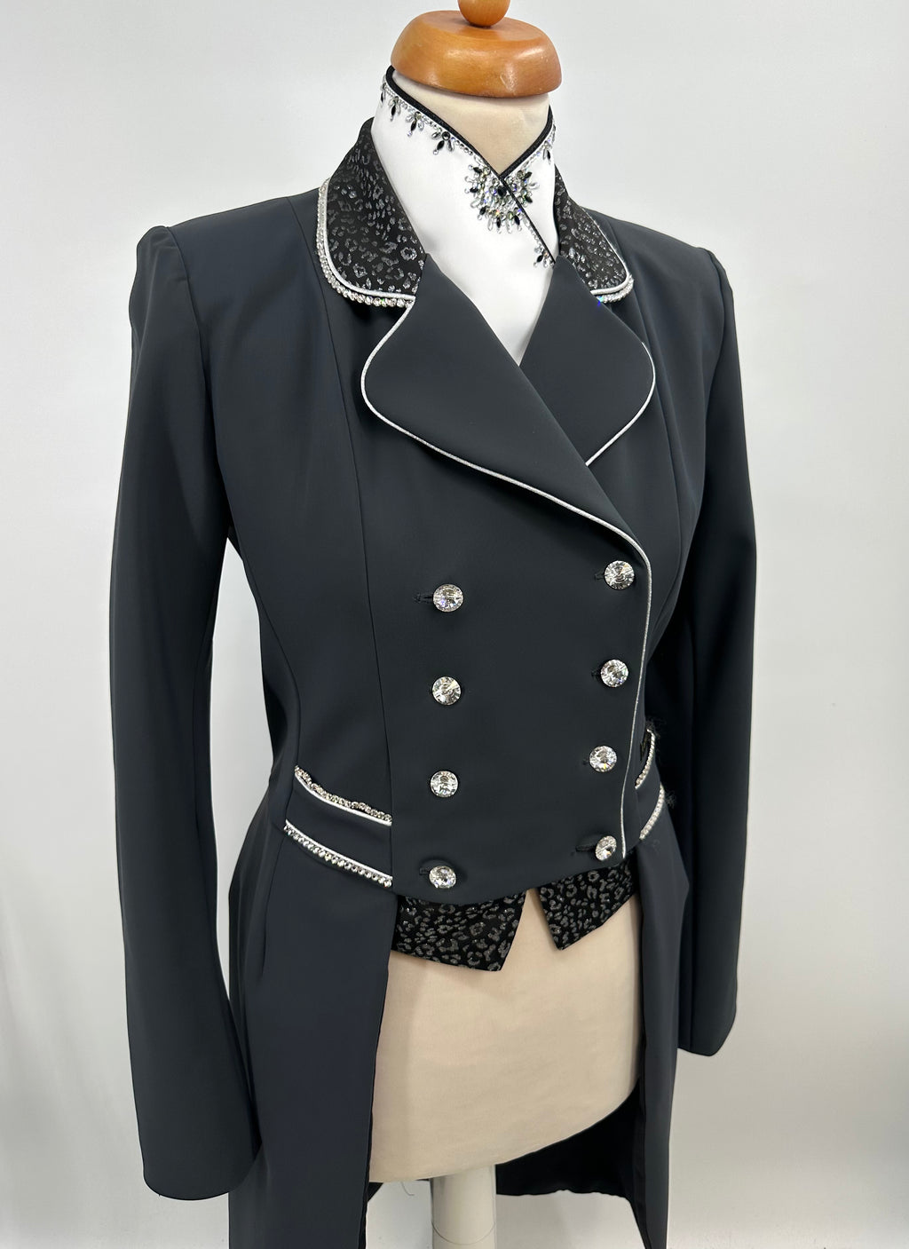 Demo Frack Lamantia Couture Panter Maat 38