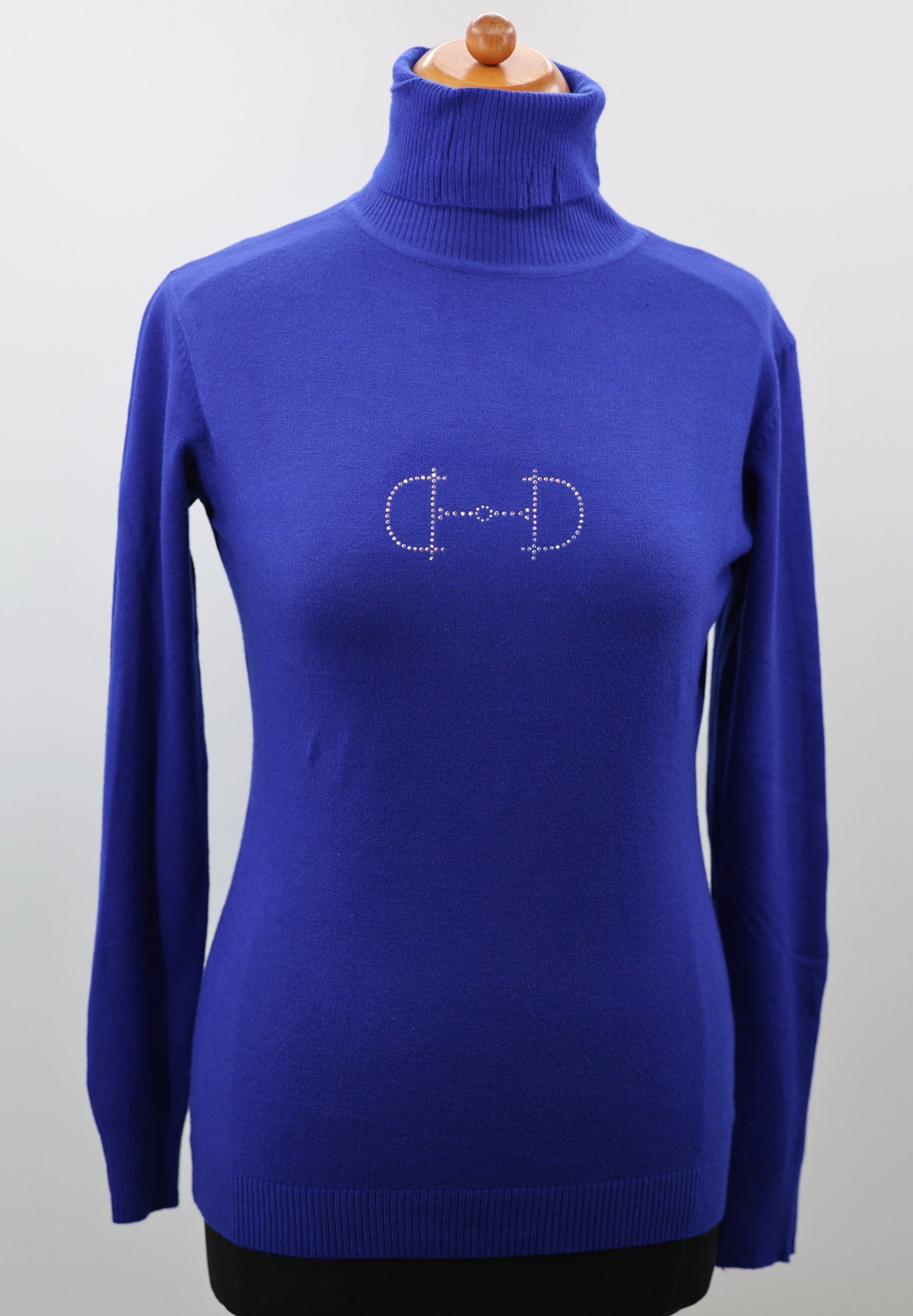 Equestrian style coltrui swarovski one size Royal Blue