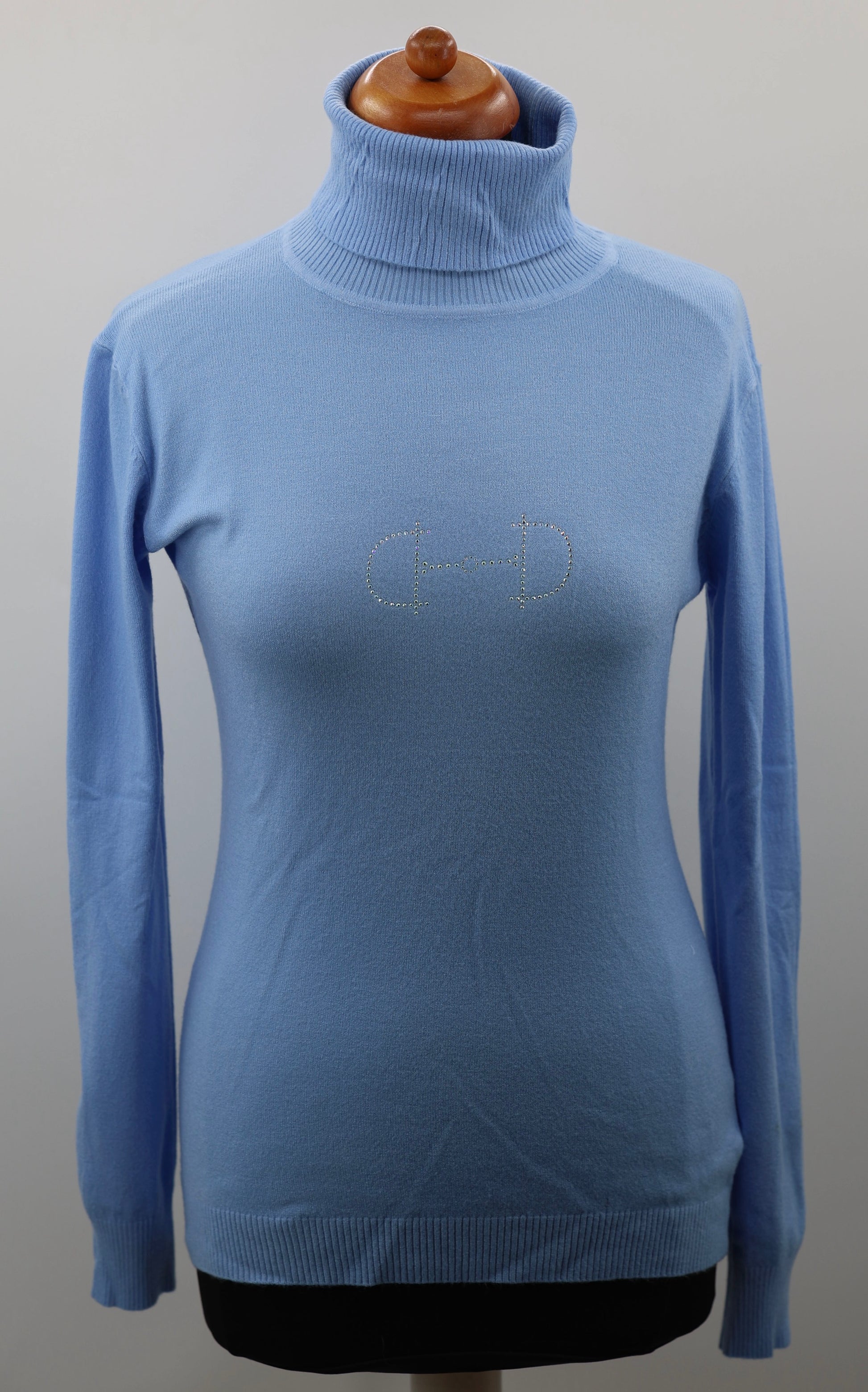 Equestrian style coltrui swarovski one size Baby Blue