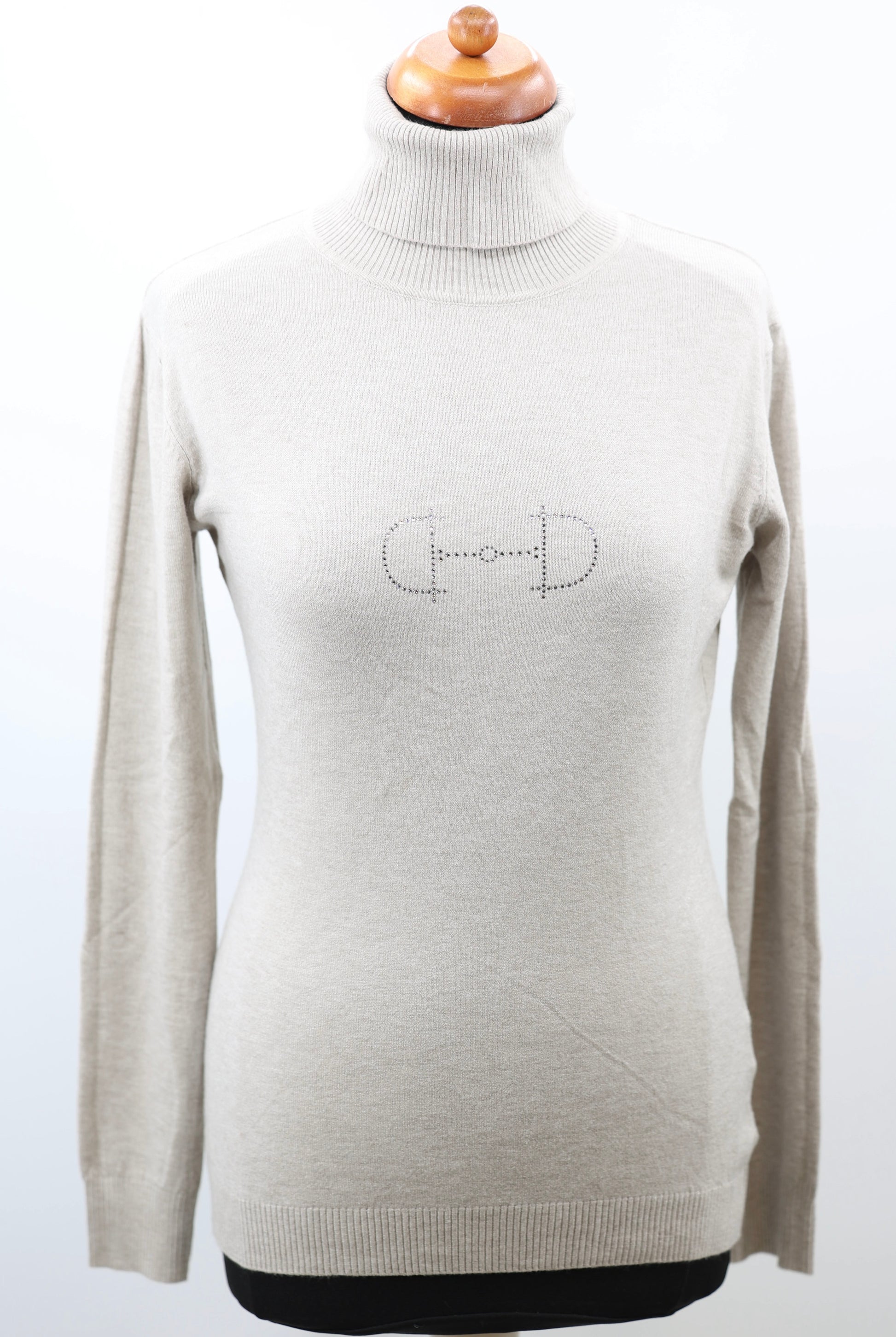 Equestrian style coltrui swarovski one size Creme