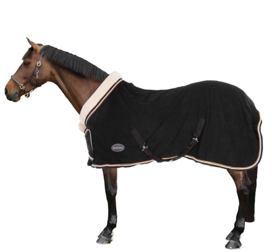 Showtime Dutch Crown Show deken Zwart goud