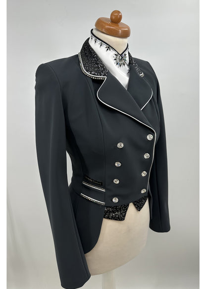 Lamantia Couture Mini Frack Silver Gray Panther