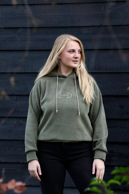 Hoodie Swarovski Fashion Green