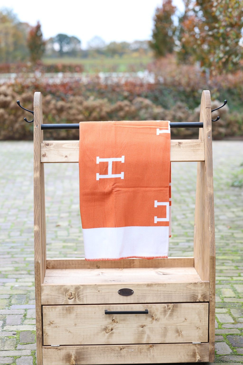 Horses and Lifestyle luxe H Plaid Orange