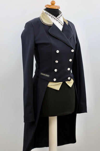 Lamantia Couture Frack Blue Gold Label