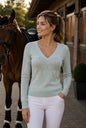 Equestrian Style NoConcept Signature Swarovksi V-Hals Mint