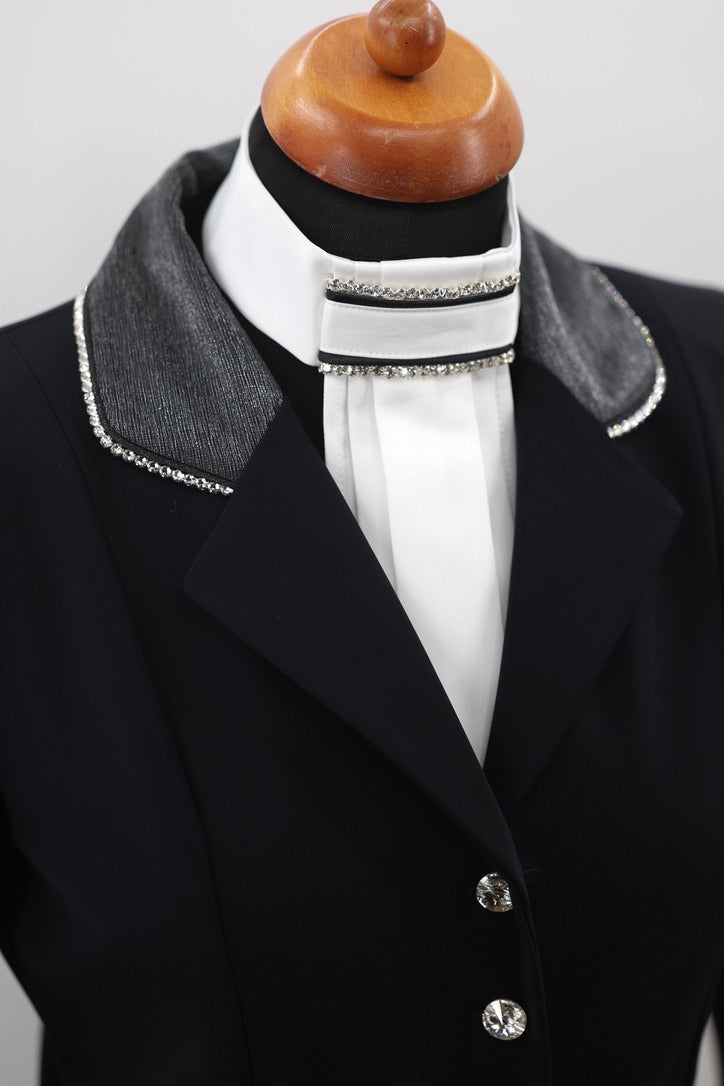 LCN Swarovski plastron black 