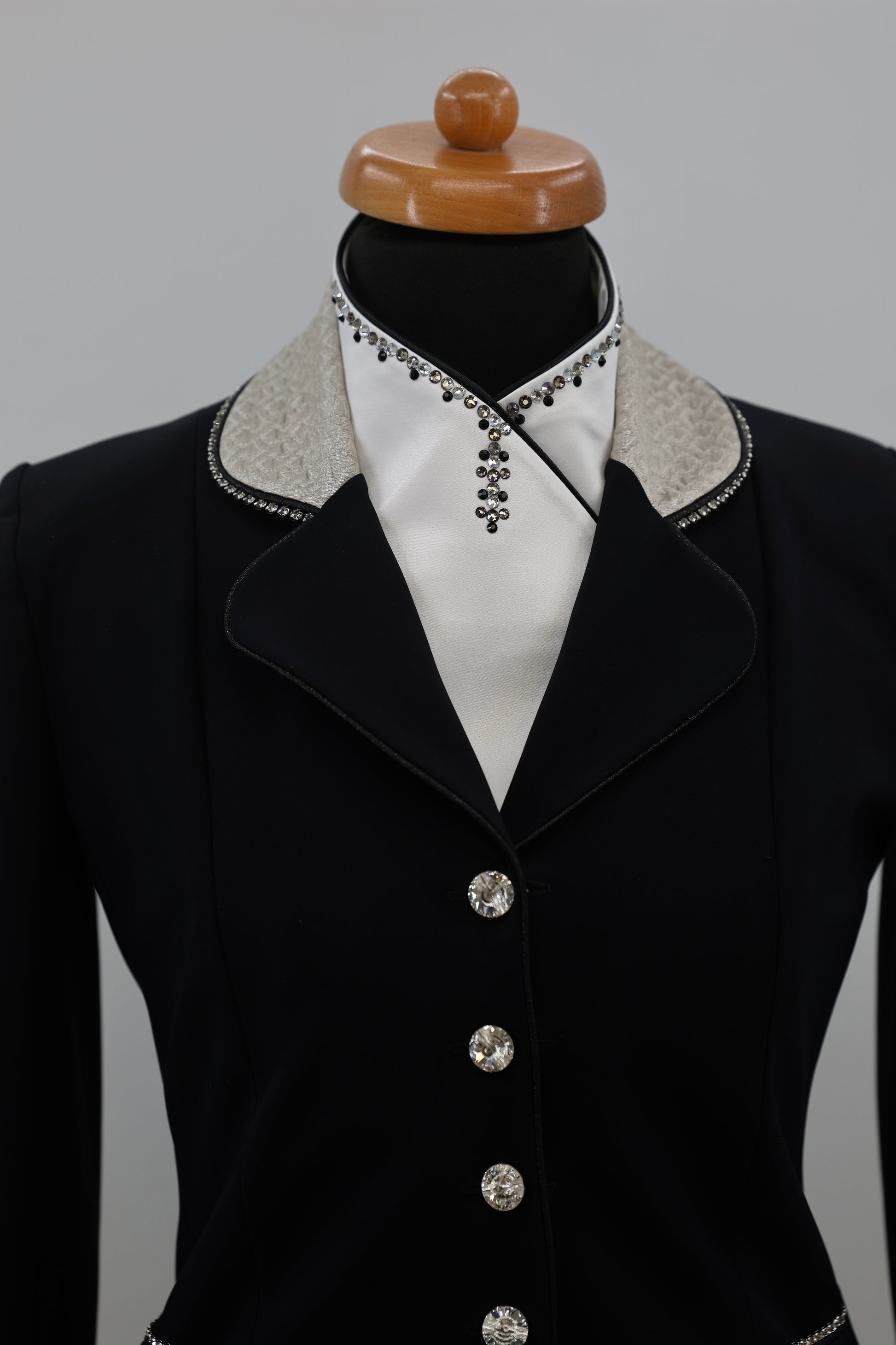 Lamantia Couture Mini Frack Black Champagne Elegance