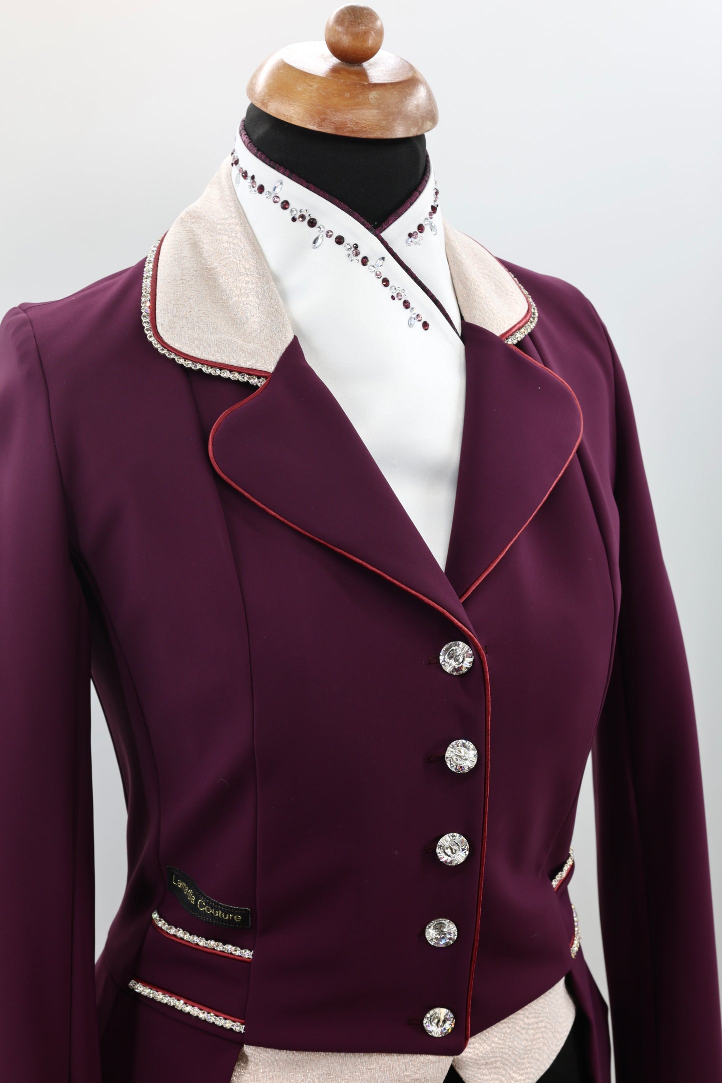 Lamantia Couture Mini Frack Bordeaux Rose