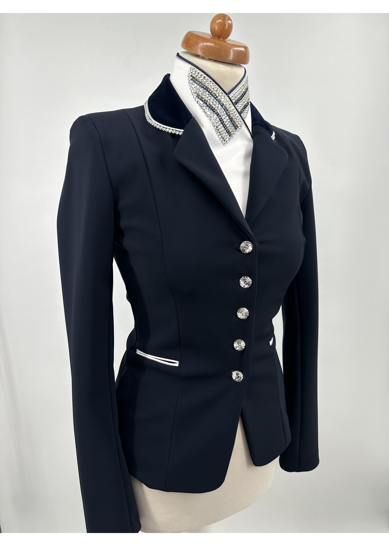 Lamantia Couture sportief classic velvet dark blue