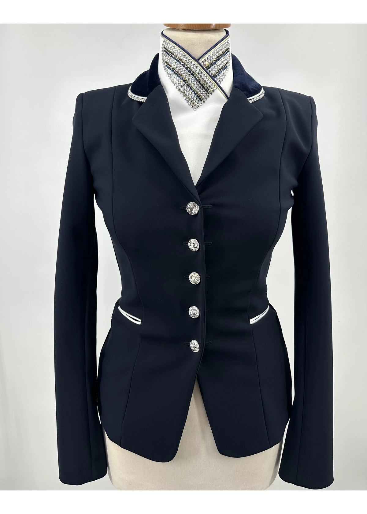 Lamantia Couture sportief classic velvet dark blue