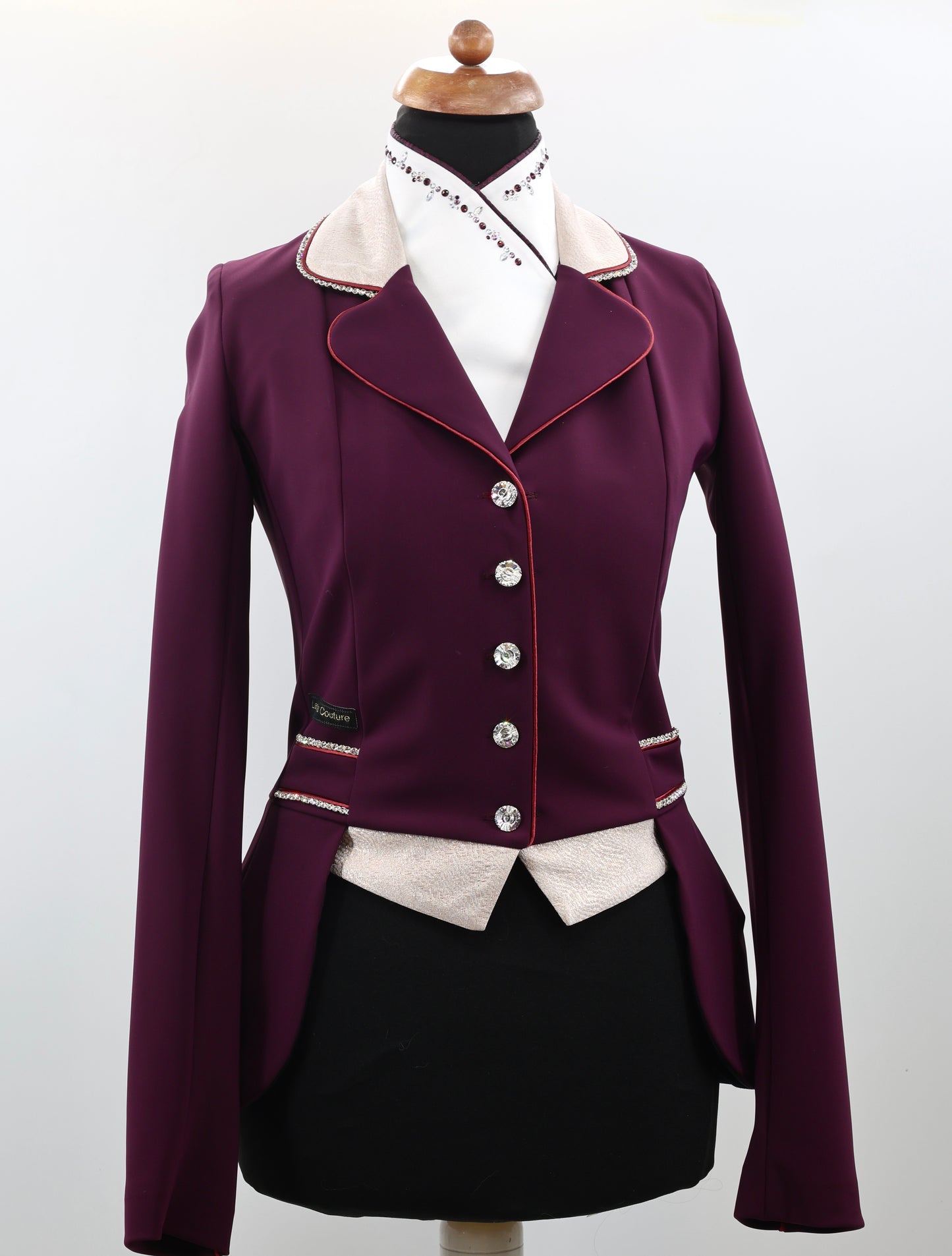 Lamantia Couture Mini Frack Bordeaux Rose