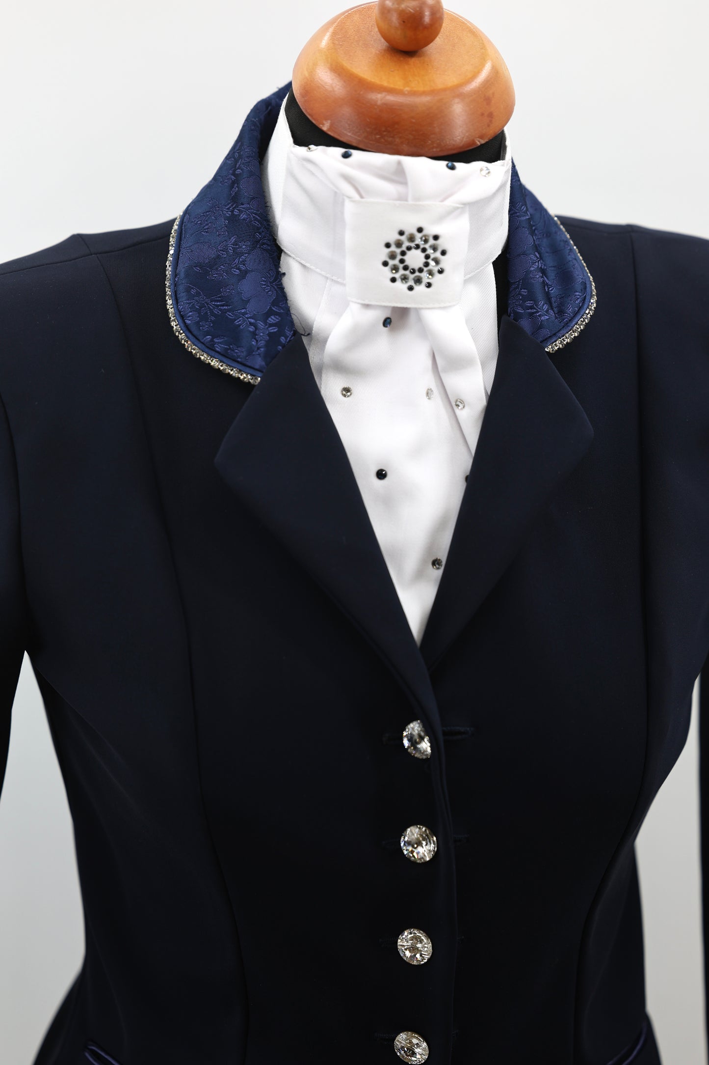 Plastron NoConcept Swarovski Stardust Blue