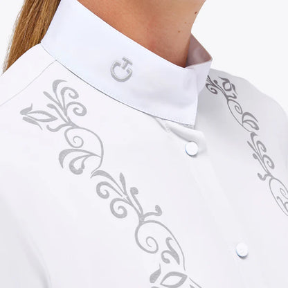 Cavalleria Toscana embroidery print competition shirt Size M ***